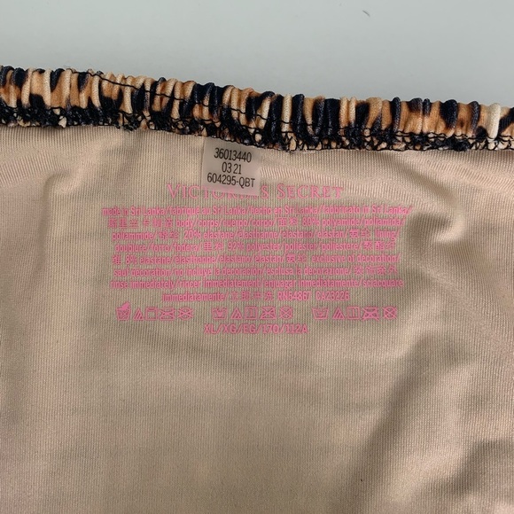 Victoria’s Secret Cheetah Ribbed Cheeky Bikini Bottoms Size XL Animal Print Swim - Picture 4 of 8